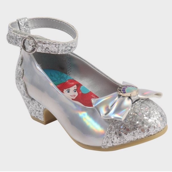 Toddler Girls' Disney Princess Ballet Flats (little mermaid Ariel) size 8 - Picture 1 of 11